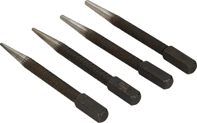 Immagine prodotto di KOTARBAU® Set di svasatori 4 pezzi 0,8-3,2 mm Ø 100 mm Spingi-chiodo Svasatore per chiodi