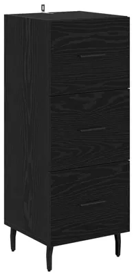 Image de Buffet Chêne noir 34 x 34,5 x 90 cm Bois d'ingénierie