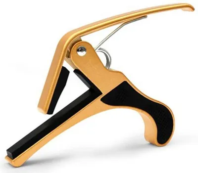 Image de Capodastre pour guitare – Capodastre – Guitare – Électrique – Acoustique – Aluminium – Or