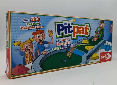 Produktbild von Noris Pitpat Tisch-Minigolf 606064190 - 10 Teile, über 100 Aufbaumöglichkeiten
