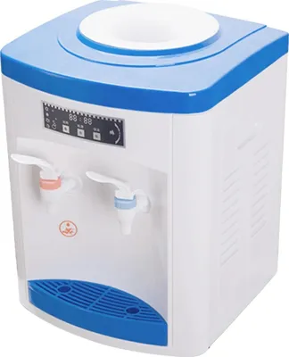 Obrázok produktu pre Dávkovač teplej a studenej vody, príkon 550 W, vnútorné obloženie z nehrdzavejúcej ocele, biela a modrá farba