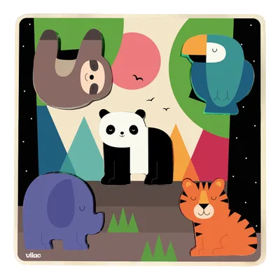 Image de Puzzle sonore insérable Jungle