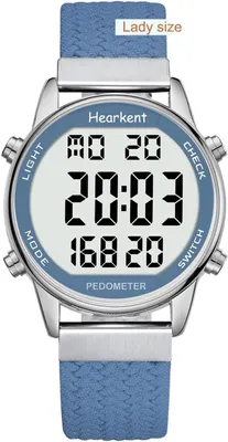 Produktbild von Schrittzähler-Uhr Fitness-Tracker zum Gehen, wasserdichte Sportuhr, Kalorienzähler, Armbanduhr großem Digitaldisplay,Senioren, Frauen, ältere Menschen
