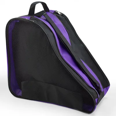 Produktbild von Solidchoice – Verstellbare Tas für Eiskunstlaufschuhe und Skischuhe, Lila