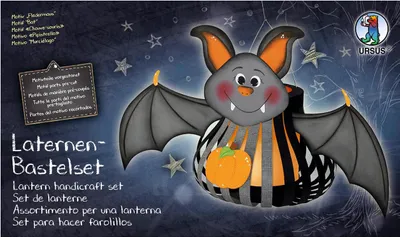 Produktbild von URSUS Laternen-Bastelset "Fledermaus"