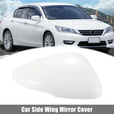 Image de Coque De Rétroviseur Latéral Droit Avec Trou De Lumière pour Honda Blanc