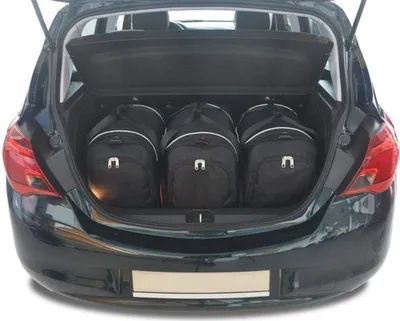 Produktbild von Opel Corsa 2014-2019 Kofferraumtaschen Set 3 Stk