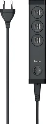 Obrázok produktu pre nabíjacia stanica hama USB nabíjací kábel s adaptérom čierna, 34 W