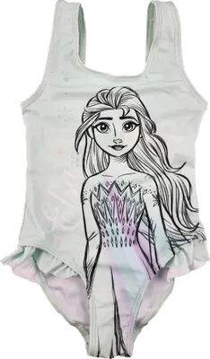 Produktbild von Disney Die Eiskönigin 2 Elsa Kinder Badeanzug – Grün / 116/122