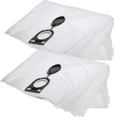 Produktbild von vhbw 20x Staubbeutel kompatibel mit Rokamat TAPIR M 25 Staubsauger - 43cm x 32cm Weiß