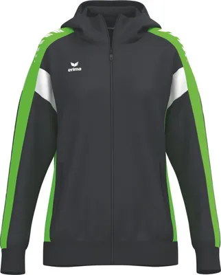Produktbild von Erima Celebrate 125 Trainingsjacke mit Kapuze Schwarz/grüner Gecko - 36