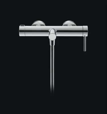 Produktbild von Duravit Wannen-Einhebelmischer Circle AP, Wandmontage, chrom