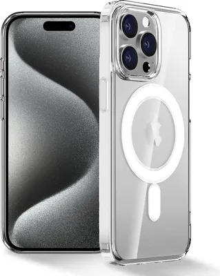 Produktbild von iPhone 15 Pro Max Bumper Handyhülle mit MagSafe und integriertem Magnet