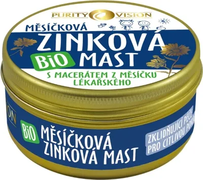 Zdjęcie produktu dla Purity Vision Organiczna maść kojąca z nagietkiem i cynkiem 70ml