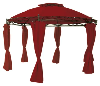 Produktbild von Wasserabweisendes Pavillon-Ersatzdach Ø 3,5m beige, rot, taupe, grau