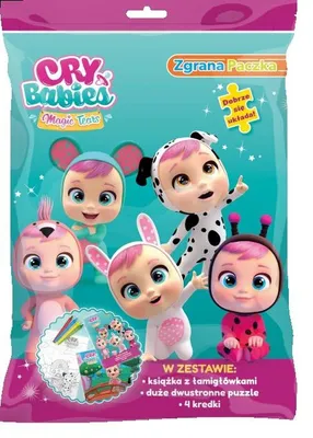Productafbeelding van Cry Babies Zgrana Paczka. Książka z zadaniami i puzzlami