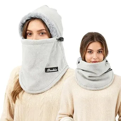 Zdjęcie produktu dla Kominiarka wiatroszczelna maska narciarska unisex polar zimowa