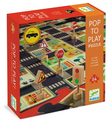 Image de DJECO DJ07161 - Puzzle de rue - La ville