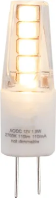 Produktbild von LED Leuchtmittel Stiftsockellampe 1W = 11W G4 100lm 927 warmweiß 2700K Ra>90 360°