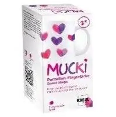 Produktbild von C. KREUL MUCKI Porzellan-Fingerfarbe Set Sweet Magic 2 x 50 ml