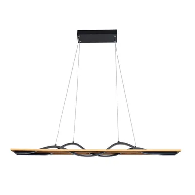 Produktbild von LED-Pendelleuchte 35W CONATO PND-23848-30W-BK-GD Italux