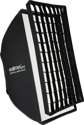 Produktbild von Walimex pro Essential Striplight Softbox 60 x 90 cm, Lichtformer um 360° drehbar, einfacher Aufbau, inkl. Grid, Bowens Adapter und Transporttasche, ideal für Produkt- und Peoplefotografie