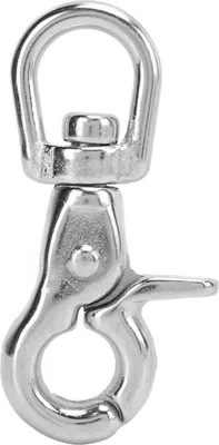 Produktbild von 65mm Edelstahl Hummer-Karabiner, 360° drehbar & rostfrei, für Schlüsselanhänger & Hundeleinen – vielseitiges DIY-Zubehör