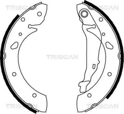 Produktbild von TRISCAN Bremsbackensatz Hinten 8100 13624