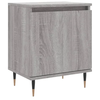 Produktbild von Nachttisch Grau Sonoma 40x30x50 cm Holzwerkstoff