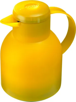 Produktbild von emsa Isolierkanne SAMBA 1 Liter Quick Press, Farbe transluzentes Gelb