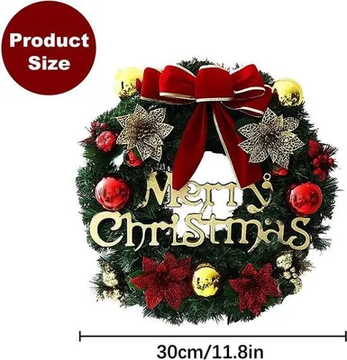 Produktbild von Weihnachtskranz 30 cm - Dekoration für Advent und Weihnachten