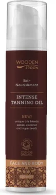 Immagine prodotto di Olio per Tanningo Biologico 100 ml Cucchiaio di Legno