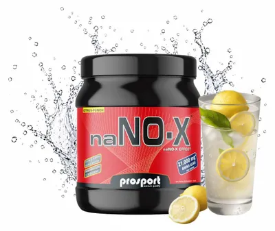 Produktbild von Prosport naNO-X® Pre Workout Booster Citrus Punch – 908g Trainingsbooster mit Koffein, Aminosäuren, BCAA & Beta-Alanin