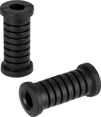 Produktbild von Set: 2x Gummi für Beifahrerfußraste quergerippt in Schwarz - für Simson S51, S50, Schwalbe KR51, SR4