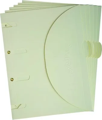 Immagine prodotto di Tarifold - Smartfolder: cartelline di archiviazione perforate A4, beige, 6 pezzi