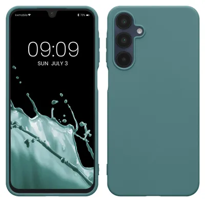Produktbild von kwmobile Handyhülle für Samsung Galaxy A16 5G Hülle - TPU Case - Kabelloses Laden - Schutzhülle Cover in Arctic Night