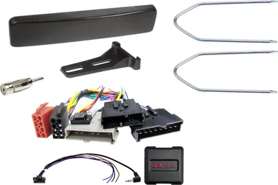 Produktbild von 1-DIN Kit Ford Fahrzeuge schwarz 8Pin/8Pin/17Pin LFB