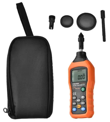 Kontaktdrehzahlmesser PM6208A, 50-19999 U/min, LCD, digital