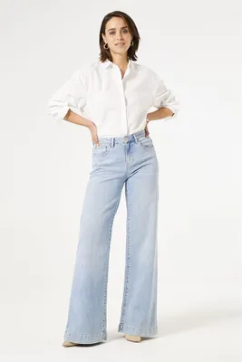 Produktbild von Garcia Celia Wide Jeans Blau 32 / 34 Frau Blau 32