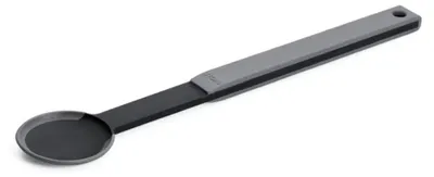 Kochlöffel, 32 cm, grau, hitzebeständig bis 220 °C, spülmaschinengeeignet