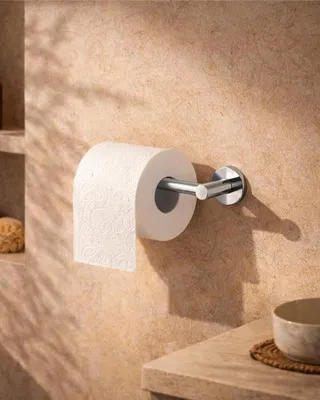 Immagine prodotto di Portarotolo in acciaio cromo Minimal
