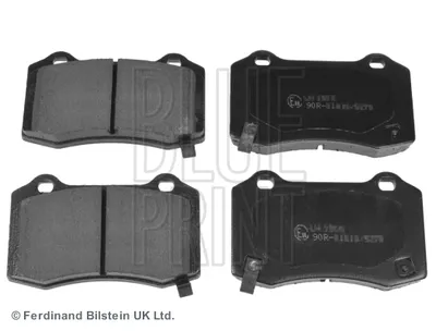 Produktbild von BLUE PRINT Bremsbeläge Satz Hinten für JEEP GRAND CHEROKEE IV (WK, WK2) ADA104206