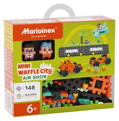 Immagine prodotto di Marioinex Mini Waffle Pokaz Lotniczy 148 elementów - klocki konstrukcyjne
