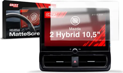 Immagine prodotto di Pellicola opaca protettiva per display Mazda 2 Hybrid da 10,5" (2022-2026), marca Grizz