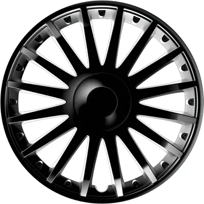 Obrázek produktu pro J&J Automotive | Poklice Crystal 16" Černá 4ks