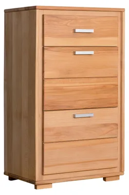 Produktbild von Schuhschrank Schuhkipper Genf 61 cm Kernbuche massiv geölt