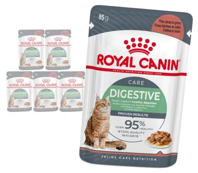 Produktbild von Royal Canin Digest Sensitive 6x85g Nassfutter für ausgewachsene Katzen in Soße für empfindliche Verdauungstrakte