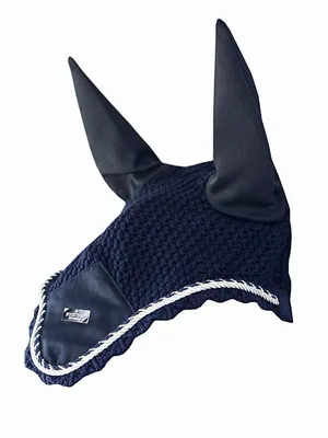 Produktbild von Equestrian Stockholm Fliegenmütze Midnight Blue Full
