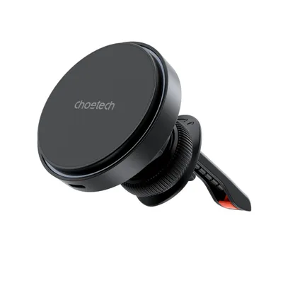 Obrázok produktu pre Magnetický držiak na smartfón s indukčným nabíjaním Choetech T205-F, 15W, čierny