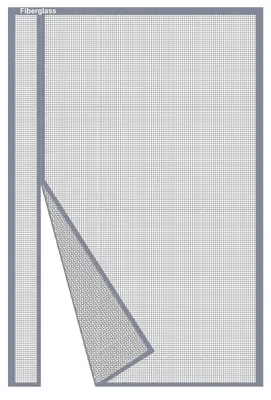 Immagine prodotto di Zanzariera magnetica in fibra di vetro - 225 x 265 cm - Grigia